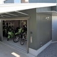 伊勢原市ののバイク自転車ガレージハウス　外観