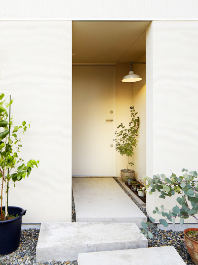 風水効果抜群！観葉植物を玄関ポーチに飾る